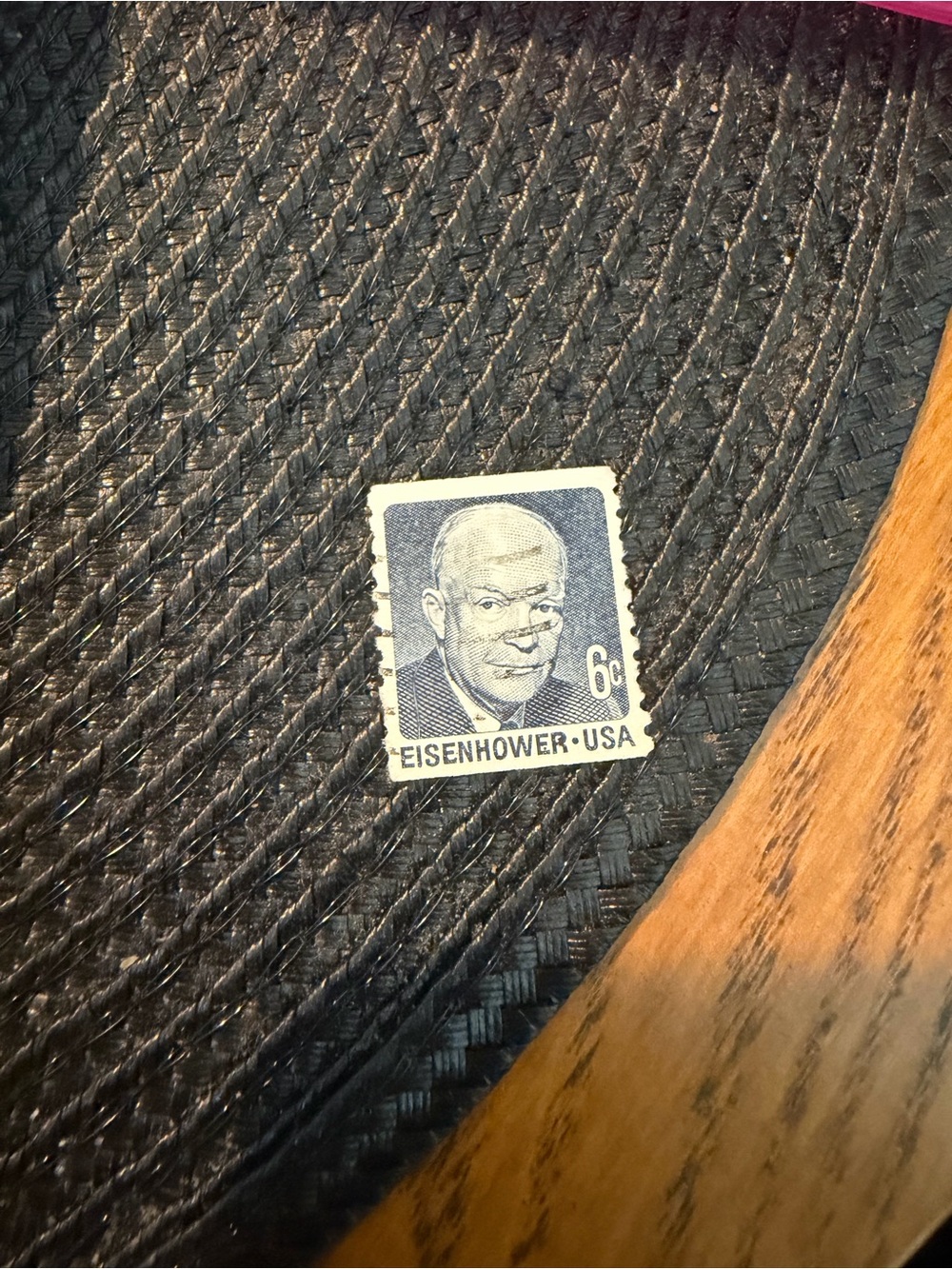 Vintage 1969 Eisenhower 6 Cent Canceled Stamp